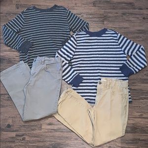 Thermal Top/Pants Outfits (x2), Boys 10Husky